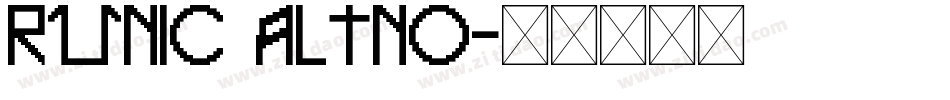 Runic AltNo字体转换